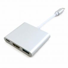 Порт-реплікатор EXTRADIGITAL USB Type-C to HDMI/USB 3.0/Type-C (0.15m) (KBH1691)