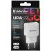 Зарядное устройство Defender UPA-22 white, 2xUSB, 2.1A (83580)