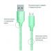 Дата кабель USB 2.0 AM to Micro 5P 1.0m mint ColorWay (CW-CBUM002-MT)