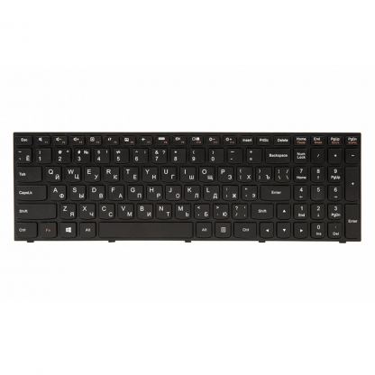 Клавиатура ноутбука PowerPlant Lenovo IdeaPad G50-30 черный, черный фрейм (KB311903)