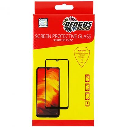 Стекло защитное Dengos Full Glue Privacy Xiaomi Redmi 9A/9C, black frame (TGFGP-23)