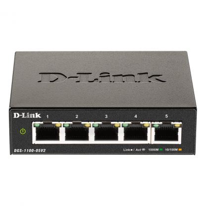 Коммутатор сетевой D-Link DGS-1100-05V2