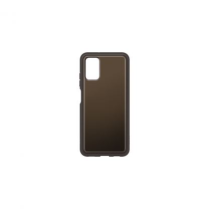 Чехол для мобильного телефона Samsung Soft Clear Cover Galaxy A03s (A037) Black (EF-QA037TBEGRU)