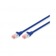 Патч-корд 1м, CAT 6 S-FTP, AWG 27/7, LSZH, blue Digitus (DK-1644-010/B)