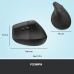 Мышка Logitech Lift Vertical Ergonomic Wireless/Bluetooth Graphite (910-006473)