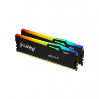 Модуль памяти для компьютера DDR5 32GB (2x16GB) 5200 MHz Beast RGB XMP Kingston Fury (ex.HyperX) (KF552C40BBAK2-32)