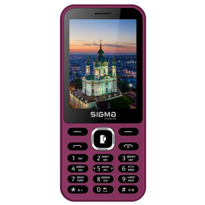 Мобильный телефон Sigma X-style 31 Power Type-C Purple (4827798855041)