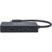 Концентратор Intracom USB3.1 Type-C to HDMI/DVI-I/VGA Black Manhattan (152983)