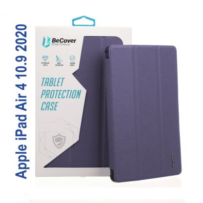Чехол для планшета BeCover Tri Fold Soft TPU Silicone Apple iPad Air 4 10.9 2020/2021 Purple (706873)