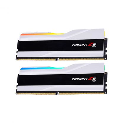 Модуль памяти для компьютера DDR5 32GB (2x16GB) 6000 MHz Trident Z5 RGB White G.Skill (F5-6000J3636F16GX2-TZ5RW)