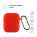 Чехол для наушников Armorstandart Ultrathin Silicone Case With Hook для Apple AirPods 2 Red (ARM59691)