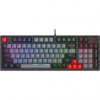 Клавіатура GamePro MK120B LED Red Switches USB Black (MK120R)