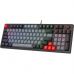 Клавиатура GamePro MK120B LED Red Switches USB Black (MK120R)