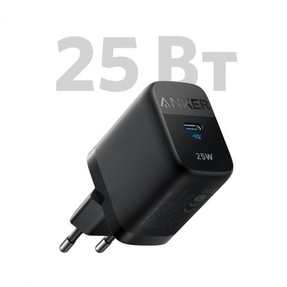 Зарядний пристрій Anker PowerPort 312 - 25W USB-C Black (A2642G11)