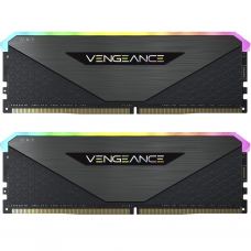 Модуль пам'яті для комп'ютера DDR4 32GB (2x16GB) 3600 MHz Vengeance RGB RT Black Corsair (CMN32GX4M2Z3600C18)