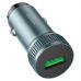 Зарядний пристрій HOCO Z49A Level USB Metal Gray (6931474795694)