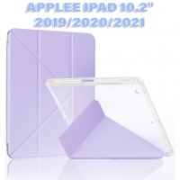 Чохол до планшета BeCover Ultra Slim Origami Transparent Apple Pencil Apple iPad 10.2 2019/2020/2021 Purple (711101)