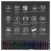 Клавиатура Ducky One 3 TKL Cherry MX Speed Silver RGB UA USB Black (DKON2187ST-PUAPXCLAWSC1)