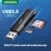 Считыватель флеш-карт Ugreen USB 3.0 Type-A for 2xSD 5Gb CM264 (60722)