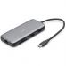 Порт-репликатор Digitus USB-C > 2xHDMI/2xUSB-A/USB-C/SD/MicroSD/RJ54 (DA-70915)