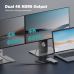 Порт-репликатор Digitus USB-C > 2xHDMI/2xUSB-A/USB-C/SD/MicroSD/RJ54 (DA-70915)