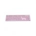 Клавиатура Canyon HKB-W01 Silent Wireless UA Pink (CNS-HKBW01P)