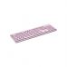 Клавиатура Canyon HKB-W01 Silent Wireless UA Pink (CNS-HKBW01P)