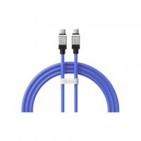 Дата кабель USB-C to USB-C 1.0m CoolPlay Fast Charging 100W blue Baseus (CAKW000203)