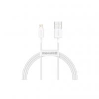 Дата кабель USB 2.0 AM to Lightning 1.5m Superior Fast Charging 2.4A white Baseus (CALYS-B02)