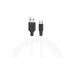 Дата кабель USB 2.0 AM to USB-C 1.0m 2A silicone X21 black+white HOCO (6957531071402)