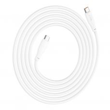 Дата кабель USB-C to USB-C 1.0m 100W TPE X93 white HOCO (6931474790712)