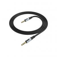 Кабель мультимедийный 3.5mm M to 3.5mm M 1.0m black BOROFONE (6941991108310)