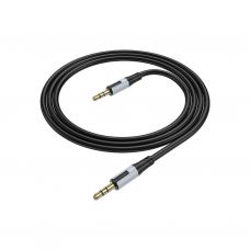 Кабель мультимедийный 3.5mm M to 3.5mm M 1.0m black BOROFONE (6941991108310)