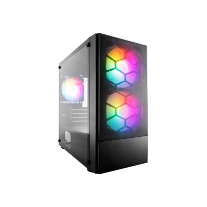 Корпус 1stPlayer X4-M-BK-2F1P-1F1