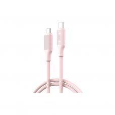 Дата кабель USB-C to USB-C 1.2m pink XO (NB-Q265B-CC.pink)