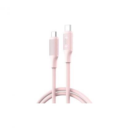 Дата кабель USB-C to USB-C 1.2m pink XO (NB-Q265B-CC.pink)