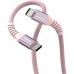 Дата кабель USB-C to USB-C 1.2m Magnetic 100W pink Verbatim (31857)