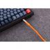 Дата кабель USB-C + USB A to USB-C 1.0m Double-Sleeved Geek orange Keychron (CAB22_KEYCHRON)