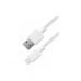 Дата кабель USB 2.0 AM to Lightning 1.0m white Defender (87496)