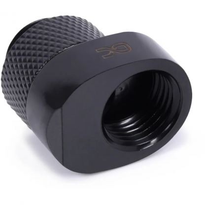 Фитинг для СЖО Alphacool Eiszapfen 8mm off set fitting rotatable - black (17604)