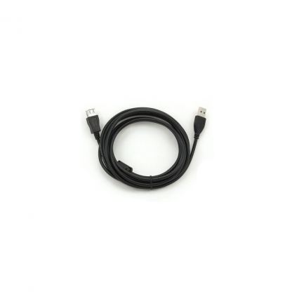 Дата кабель USB 2.0 AM/AF 3.0m ferrite black Voltronic (YT-AM/AF-3.0B)