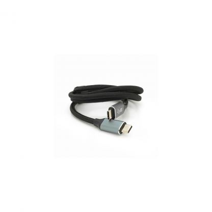 Дата кабель USB-C to USB-C 1.0m USB 3.2 Gen2 100W 10Gbps 4K60Hz black Voltronic (YT-TC-TC-B-1m)