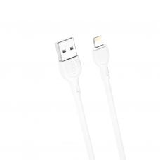 Дата кабель USB 2.0 AM to Lightning 2.0m 2.1A white XO (NB200-L2-WH)
