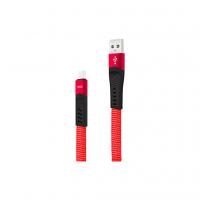 Дата кабель USB 2.0 AM to Micro 5P 1.2m 2.1A spring red XO (NB127-M-RD)
