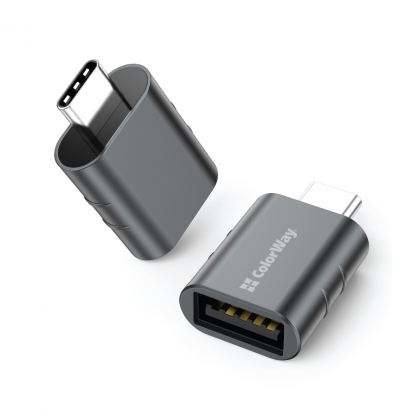 Перехідник OTG USB 3.2 AF to USB-C ColorWay (CW-AD-AC3)