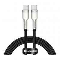Дата кабель USB-C to USB-C 1.0m 100W metal black Baseus (CATJK-C01)