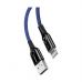 Дата кабель USB 2.0 AM to Lightning 1.0m 2.4A blue Baseus (CALCD-03)