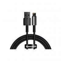 Дата кабель USB 2.0 AM to Lightning 1.0m 2.4A black Baseus (CALWJ-01)