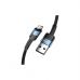 Дата кабель USB 2.0 AM to Lightning 2.0m 2.4A blue Essager (EXCL-XCA03)