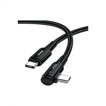 Дата кабель USB-C to USB-C 2.0m 100W 90° corner black Essager (EXCTT1-CGWTA01)